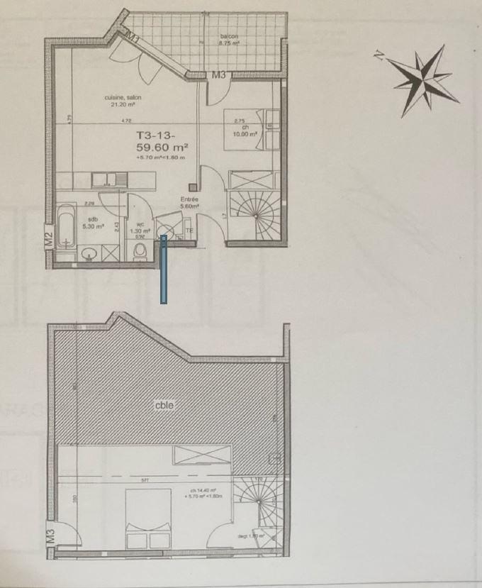 Appartement 3 pièces St martin de seignanx disponible à la Vente